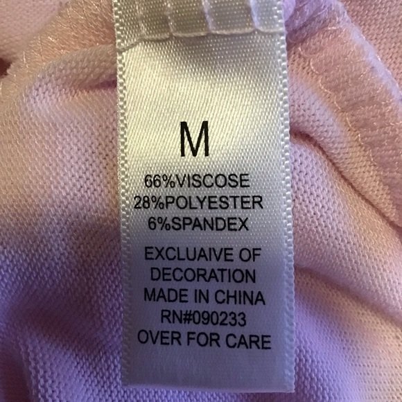 LA Hearts Long Sleeve Light Pink Sweater - Picture 7 of 8